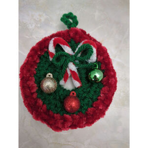 Crochet Christmas wreath
